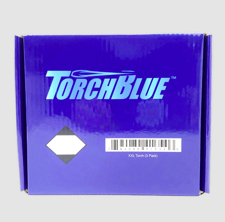 Project Blue Torch TORCH BLUE XXL Blue Line Refillable Torch Lighter- Prefilled & Ready T ...